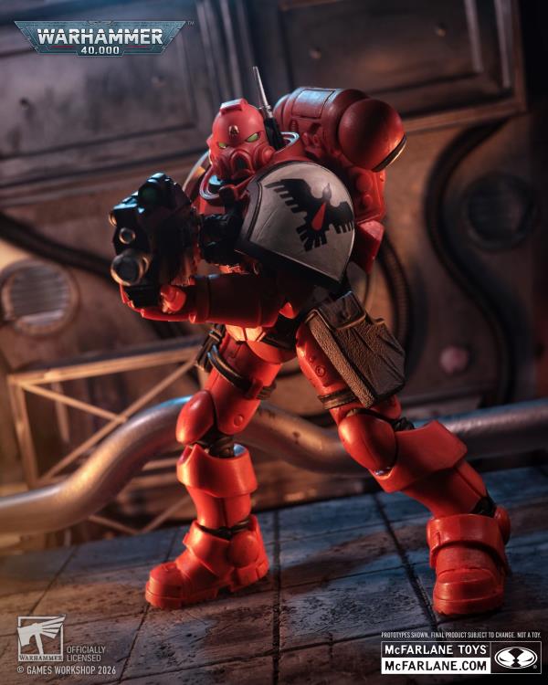 Warhammer 40,000: Dawn of War IV Blood Ravens Infiltrator Action Figure Gallery Image 3