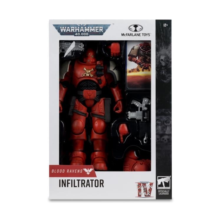 Warhammer 40,000: Dawn of War IV Blood Ravens Infiltrator Action Figure Gallery Image 13