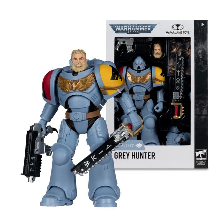 Warhammer 40,000 Space Wolves Grey Hunter Action Figure Gallery Image 11