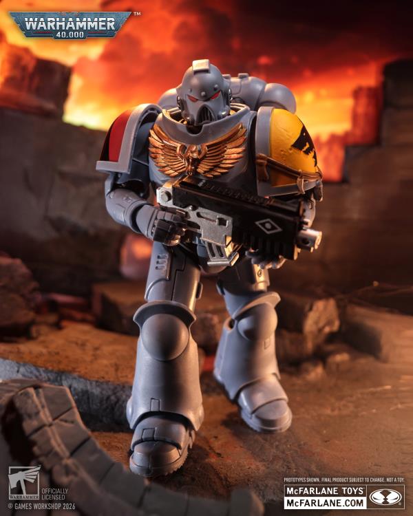 Warhammer 40,000 Space Wolves Grey Hunter Action Figure Gallery Image 3