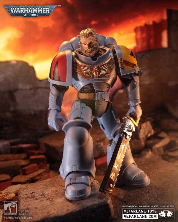 Warhammer 40,000 Space Wolves Grey Hunter Action Figure Gallery Image 4