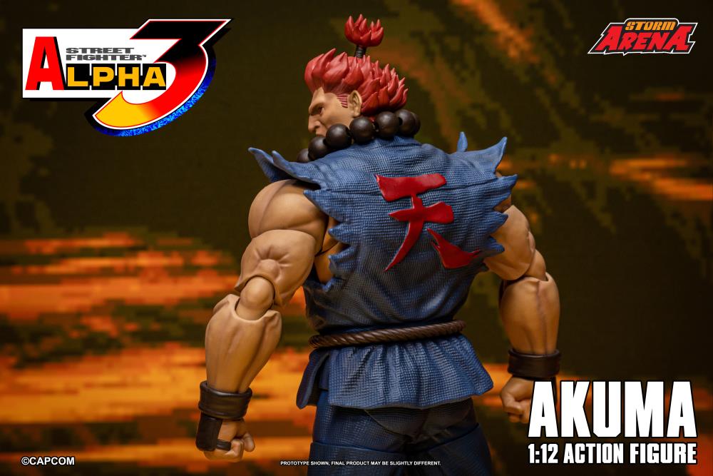 Street Fighter Alpha 3 Storm Arena Akuma 1/12 Scale Action Figure Gallery Image 22