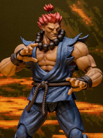Street Fighter Alpha 3 Storm Arena Akuma 1/12 Scale Action Figure Gallery Image 2