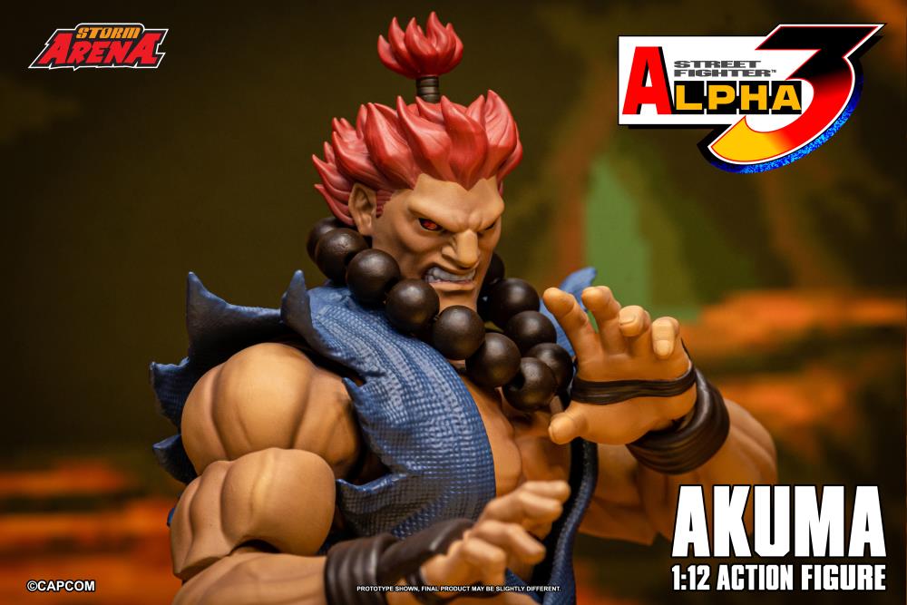 Street Fighter Alpha 3 Storm Arena Akuma 1/12 Scale Action Figure Gallery Image 19