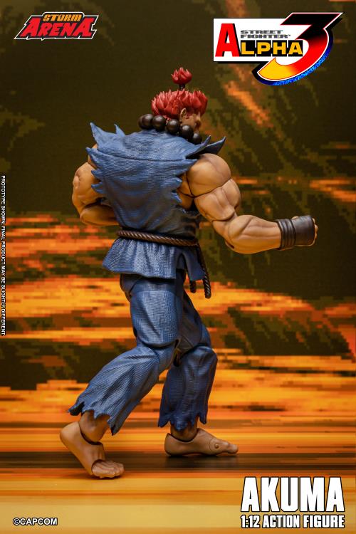 Street Fighter Alpha 3 Storm Arena Akuma 1/12 Scale Action Figure Gallery Image 7