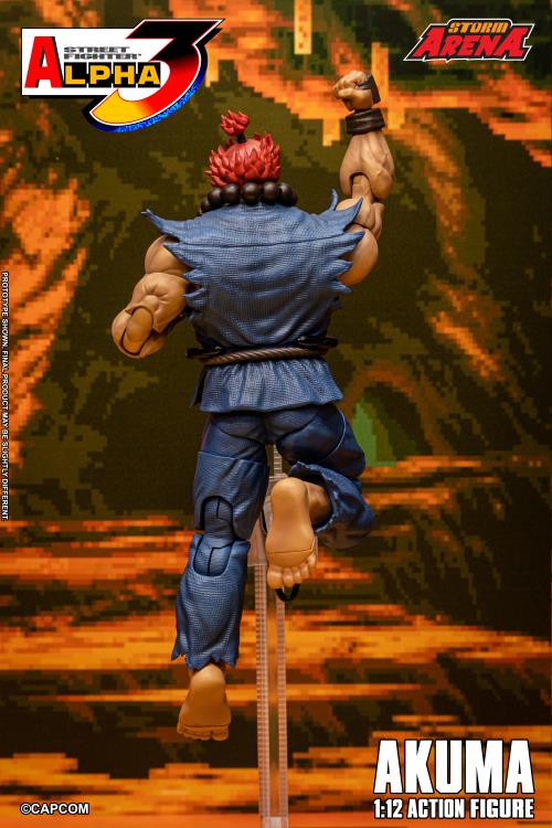 Street Fighter Alpha 3 Storm Arena Akuma 1/12 Scale Action Figure Gallery Image 14