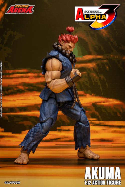 Street Fighter Alpha 3 Storm Arena Akuma 1/12 Scale Action Figure Gallery Image 12