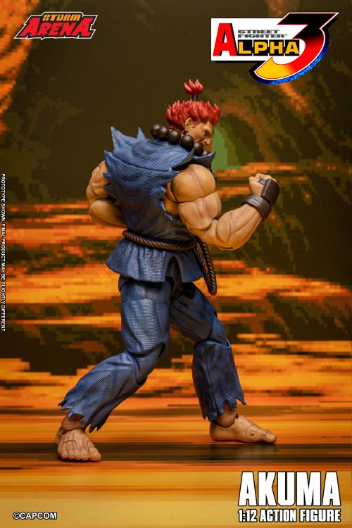 Street Fighter Alpha 3 Storm Arena Akuma 1/12 Scale Action Figure Gallery Image 13