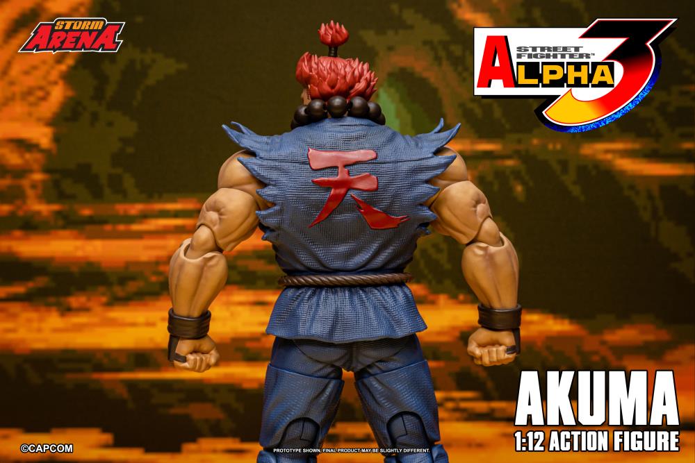 Street Fighter Alpha 3 Storm Arena Akuma 1/12 Scale Action Figure Gallery Image 20