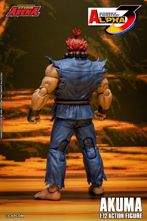 Street Fighter Alpha 3 Storm Arena Akuma 1/12 Scale Action Figure Gallery Image 5