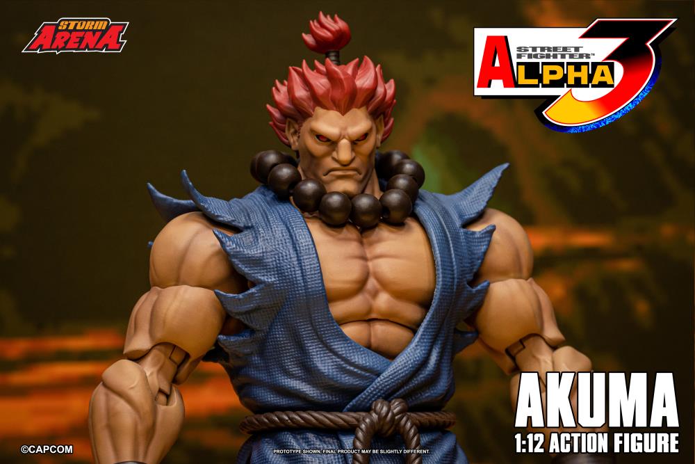 Street Fighter Alpha 3 Storm Arena Akuma 1/12 Scale Action Figure Gallery Image 17