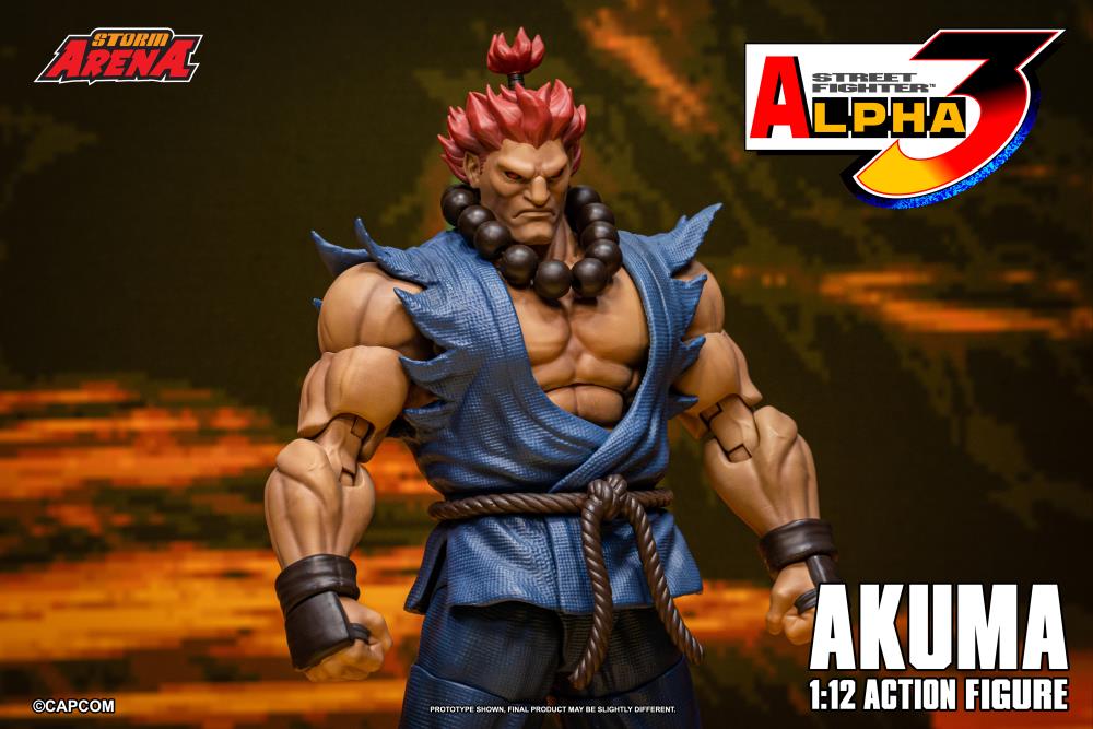 Street Fighter Alpha 3 Storm Arena Akuma 1/12 Scale Action Figure Gallery Image 16