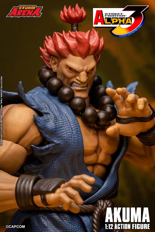 Street Fighter Alpha 3 Storm Arena Akuma 1/12 Scale Action Figure Gallery Image 18