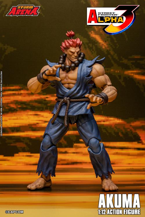 Street Fighter Alpha 3 Storm Arena Akuma 1/12 Scale Action Figure Gallery Image 6