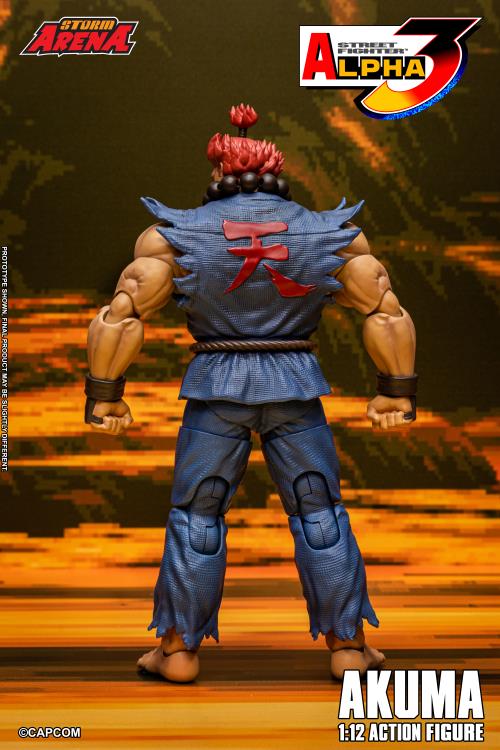 Street Fighter Alpha 3 Storm Arena Akuma 1/12 Scale Action Figure Gallery Image 4