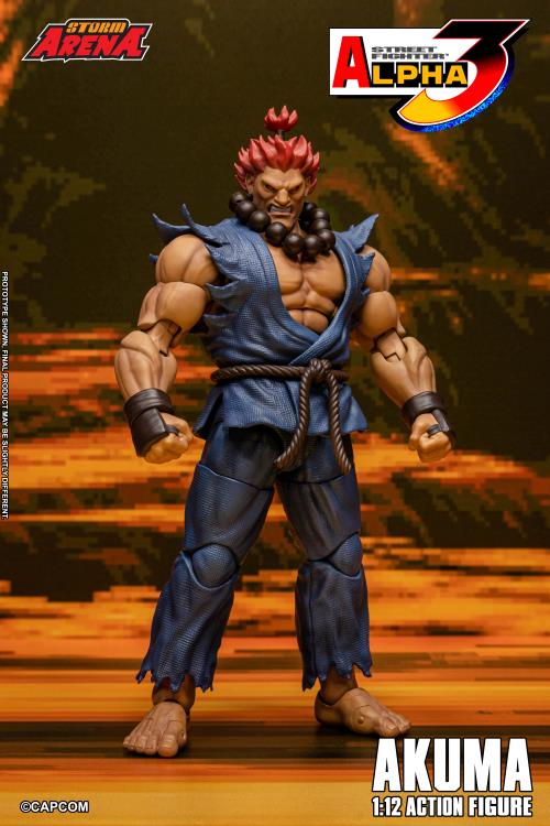 Street Fighter Alpha 3 Storm Arena Akuma 1/12 Scale Action Figure Gallery Image 3