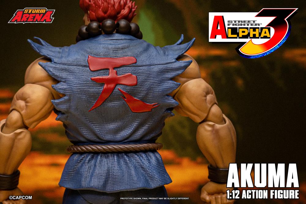 Street Fighter Alpha 3 Storm Arena Akuma 1/12 Scale Action Figure Gallery Image 21