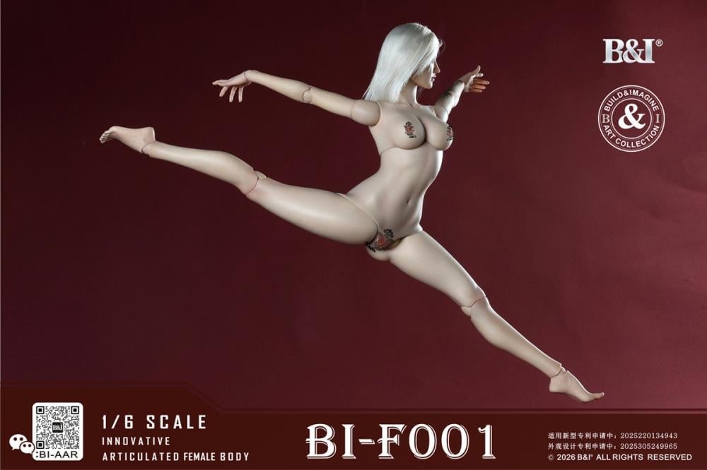 Build&Imagine Art Collection Upgraded 1/6 Scale Figure Body and Head Sculpt Set (Ver. A) Gallery Image 11