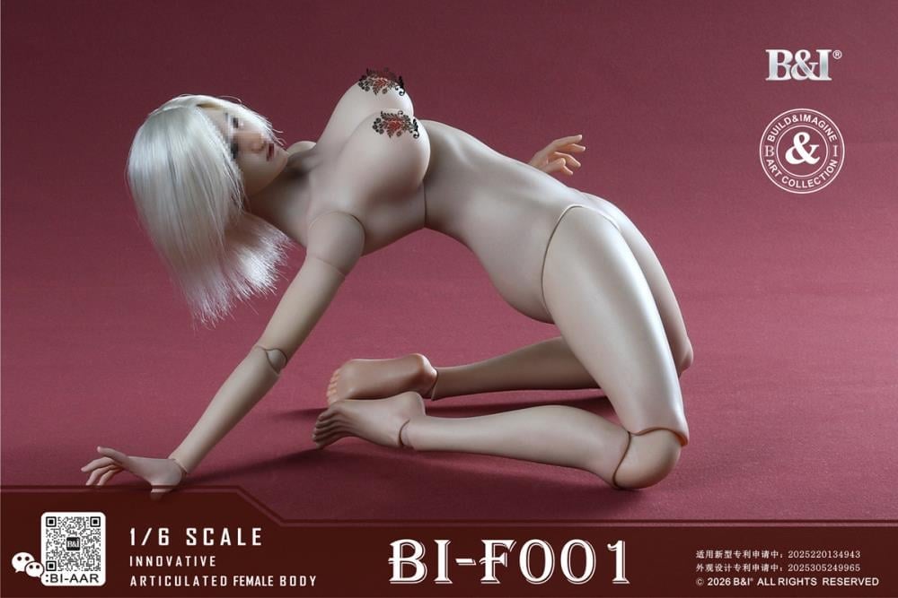 Build&Imagine Art Collection Upgraded 1/6 Scale Figure Body and Head Sculpt Set (Ver. A) Gallery Image 13