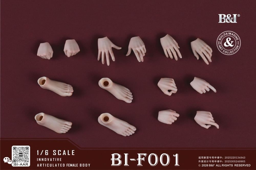 Build&Imagine Art Collection Upgraded 1/6 Scale Figure Body and Head Sculpt Set (Ver. B) Gallery Image 4