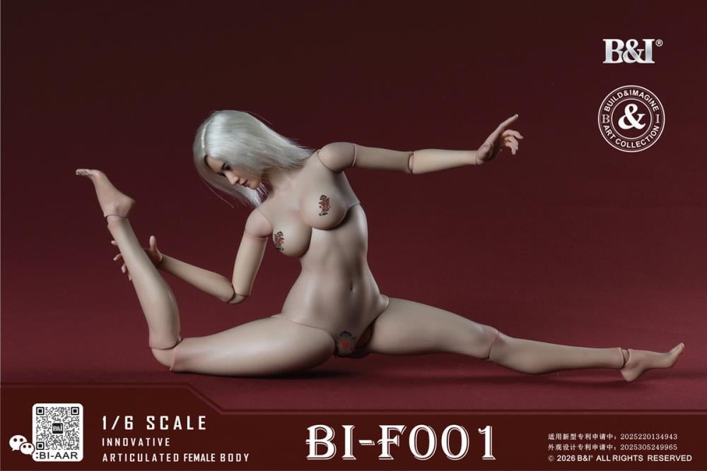 Build&Imagine Art Collection Upgraded 1/6 Scale Figure Body and Head Sculpt Set (Ver. B) Gallery Image 12