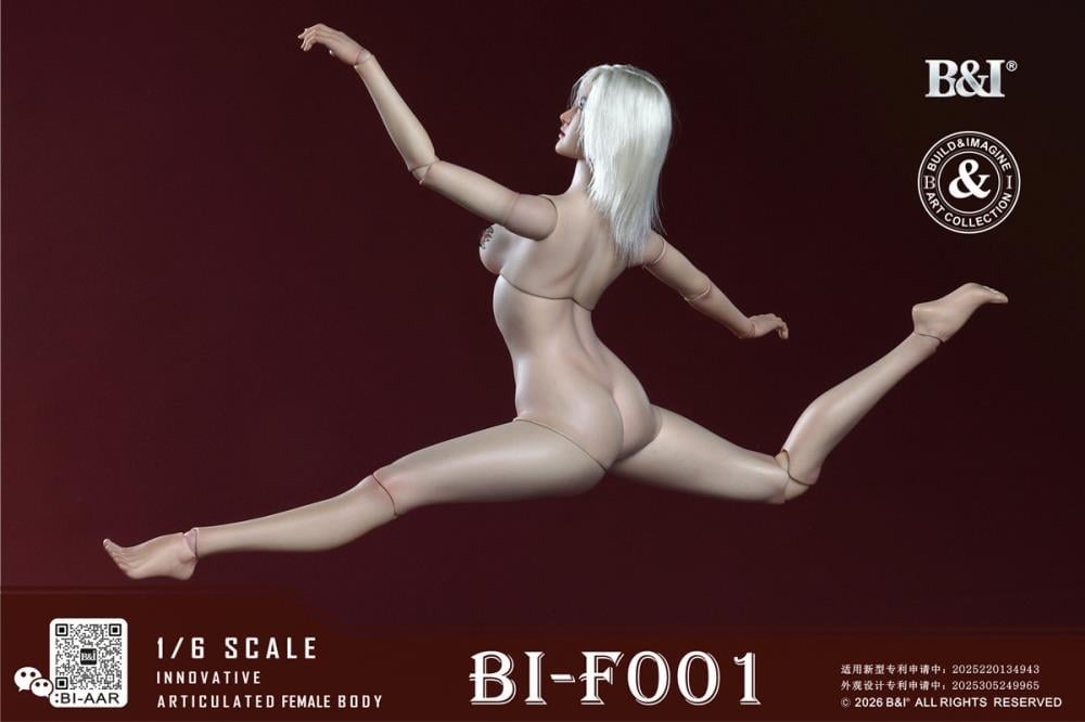 Build&Imagine Art Collection Upgraded 1/6 Scale Figure Body and Head Sculpt Set (Ver. B) Gallery Image 13