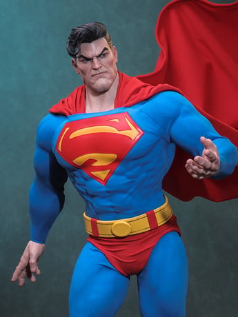 Batman: The Dark Knight Returns CMS032 Superman 1/6th Scale Collectible Figure Gallery Image 2