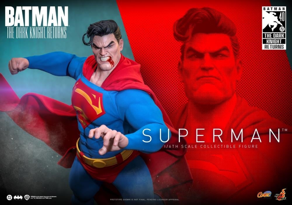 Batman: The Dark Knight Returns CMS032 Superman 1/6th Scale Collectible Figure Gallery Image 4