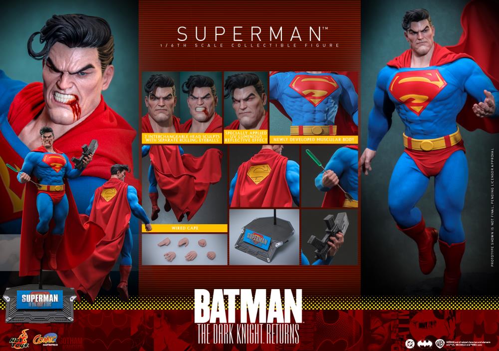 Batman: The Dark Knight Returns CMS032 Superman 1/6th Scale Collectible Figure Gallery Image 23