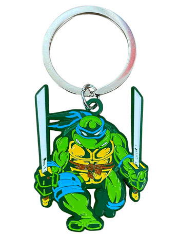 Teenage Mutant Ninja Turtles Comic Era Leonardo Keychain Gallery Image 2