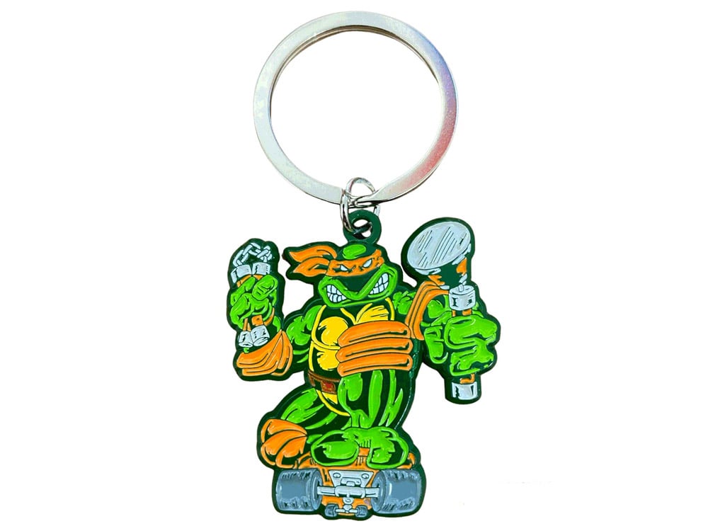 Teenage Mutant Ninja Turtles Comic Era Michelangelo Keychain Gallery Image 1