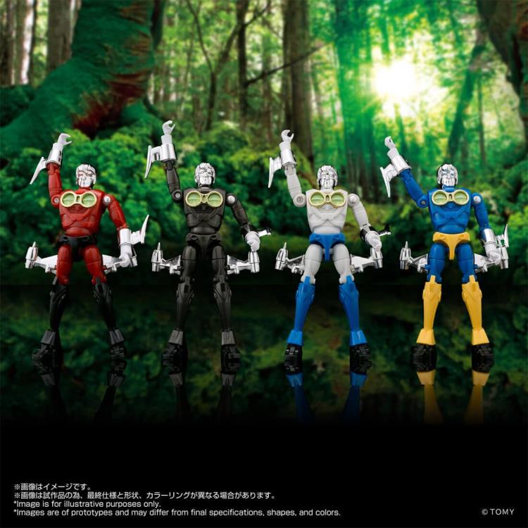 Microman T-Spark LegacySoul Microman Command No.3 Exclusive Action Figure Set Gallery Image 3