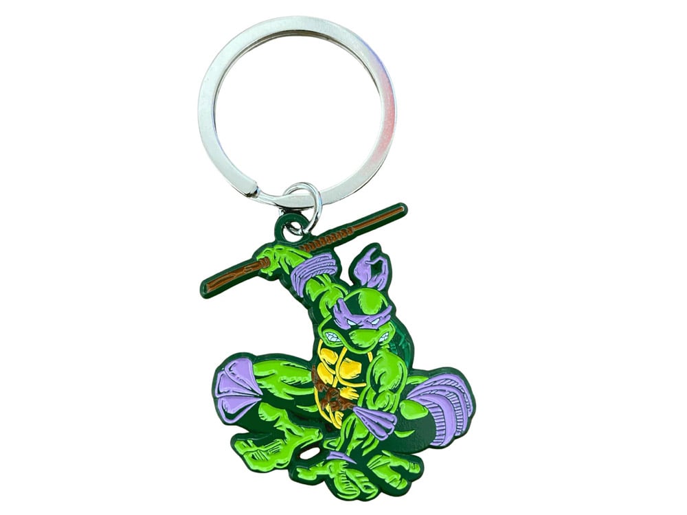 Teenage Mutant Ninja Turtles Comic Era Donatello Keychain Gallery Image 1