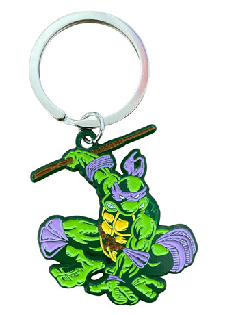 Teenage Mutant Ninja Turtles Comic Era Donatello Keychain Gallery Image 2