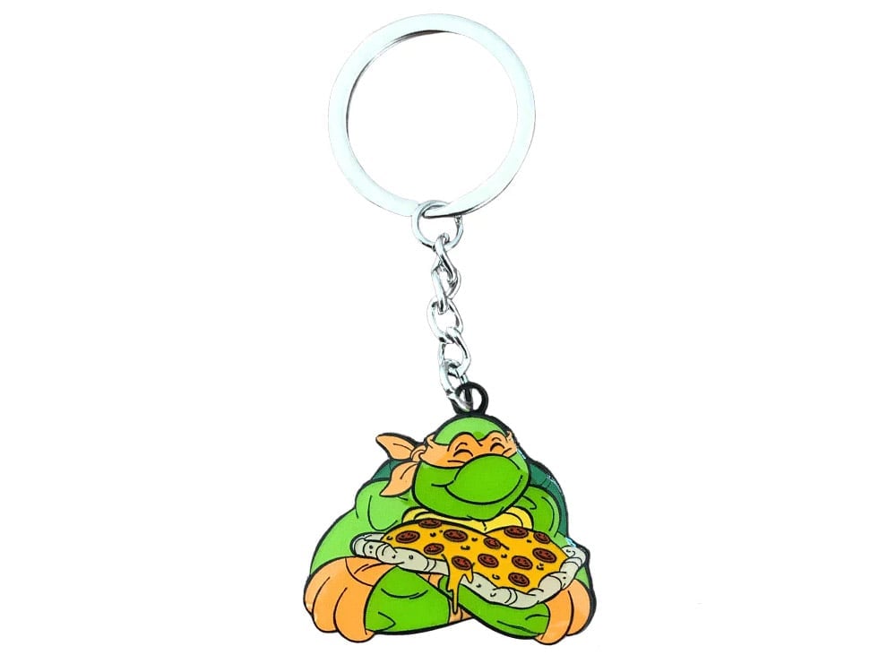 Teenage Mutant Ninja Turtles I Love Pizza, Dude! Keychain Gallery Image 1