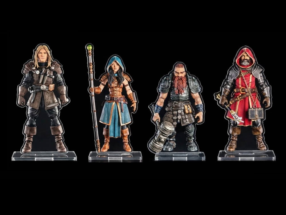 Mythic Legions: The Roleplaying Game Heroic Set A Set of 4 Standees