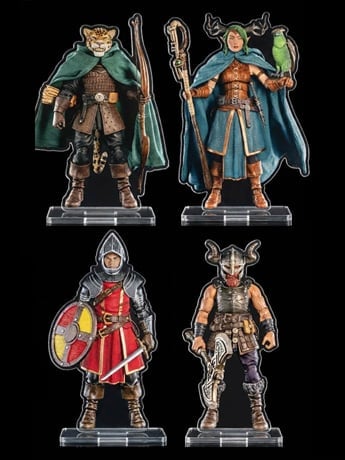 Mythic Legions: The Roleplaying Game Heroic Set B Set of 4 Standees Gallery Image 2