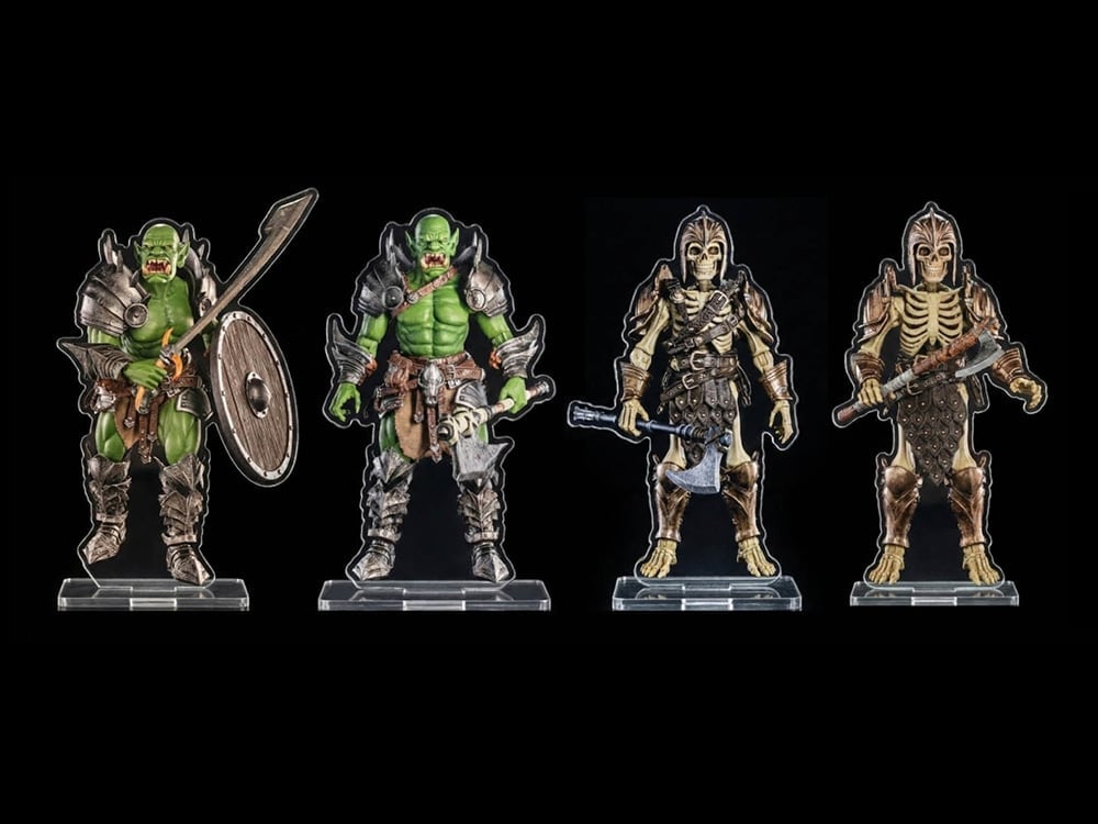 Mythic Legions: The Roleplaying Game Villainous Set A Set of 4 Standees Gallery Image 1