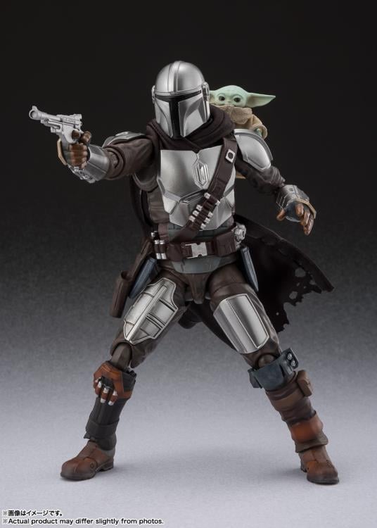 Star Wars: The Mandalorian & Grogu S.H.Figuarts The Mandalorian & Grogu Action Figure Set Gallery Image 5