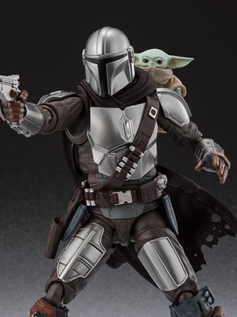 Image of Star Wars: The Mandalorian & Grogu S.H.Figuarts The Mandalorian & Grogu Action Figure Set