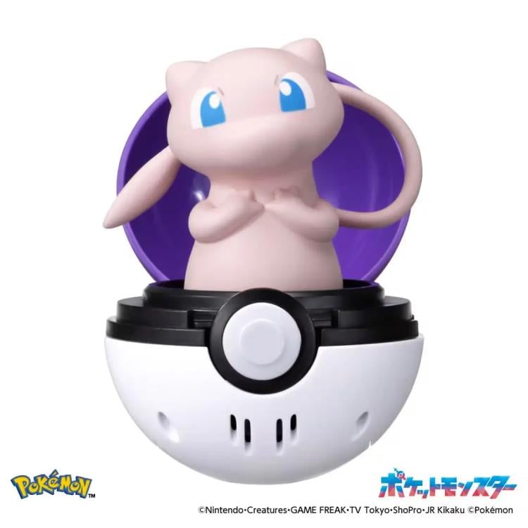 Pokemon Pyokopunyu Mew Press & Pop Pokeball Gallery Image 3