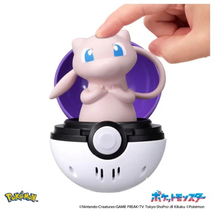Pokemon Pyokopunyu Mew Press & Pop Pokeball Gallery Image 4