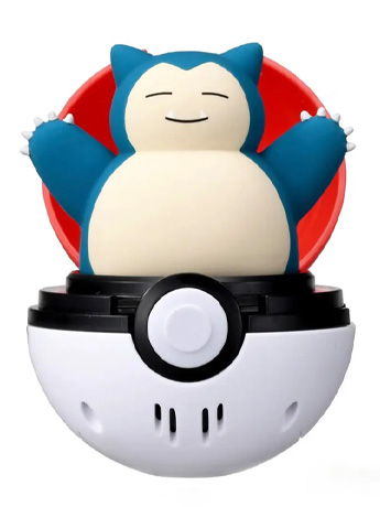 Pokemon Pyokopunyu Snorlax Press & Pop Pokeball Gallery Image 2