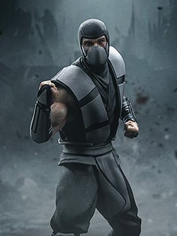 Mortal Kombat Klassic Smoke 1/10 Art Scale BBTS Exclusive Limited Edition Statue Gallery Image 2
