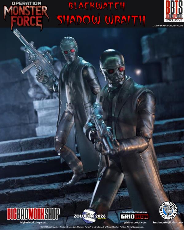 Operation: Monster Force Blackwatch Shadow Wraith 1/12 Scale