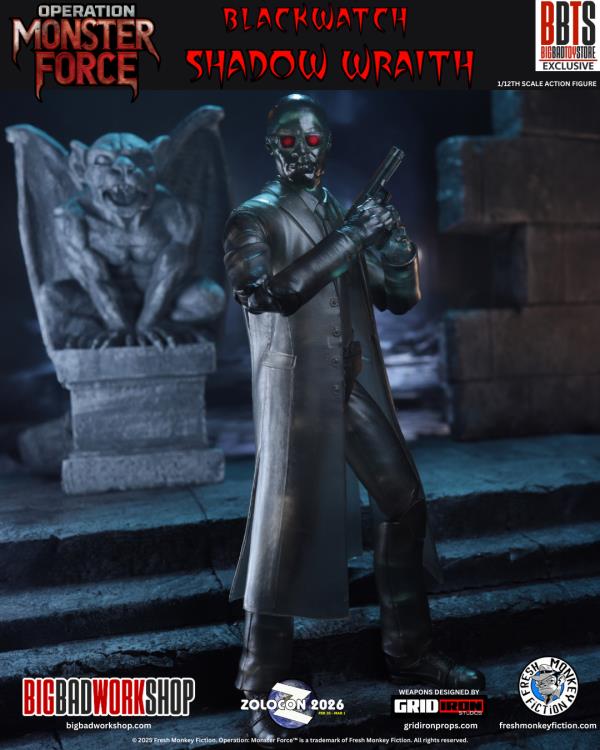 Operation: Monster Force Blackwatch Shadow Wraith 1/12 Scale Zolocon 2026 Convention Exclusive Action Figure Gallery Image 6