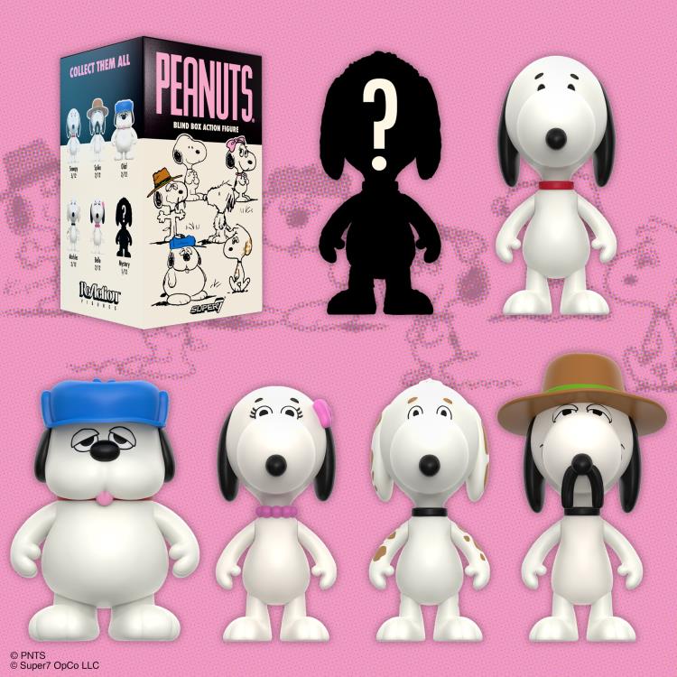 Peanuts ReAction Wave 10 Snoopy's Siblings Box of 12 Random Figures