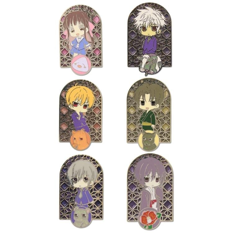 Fruits Basket Stained Glass Window Random Enamel Pin Gallery Image 3