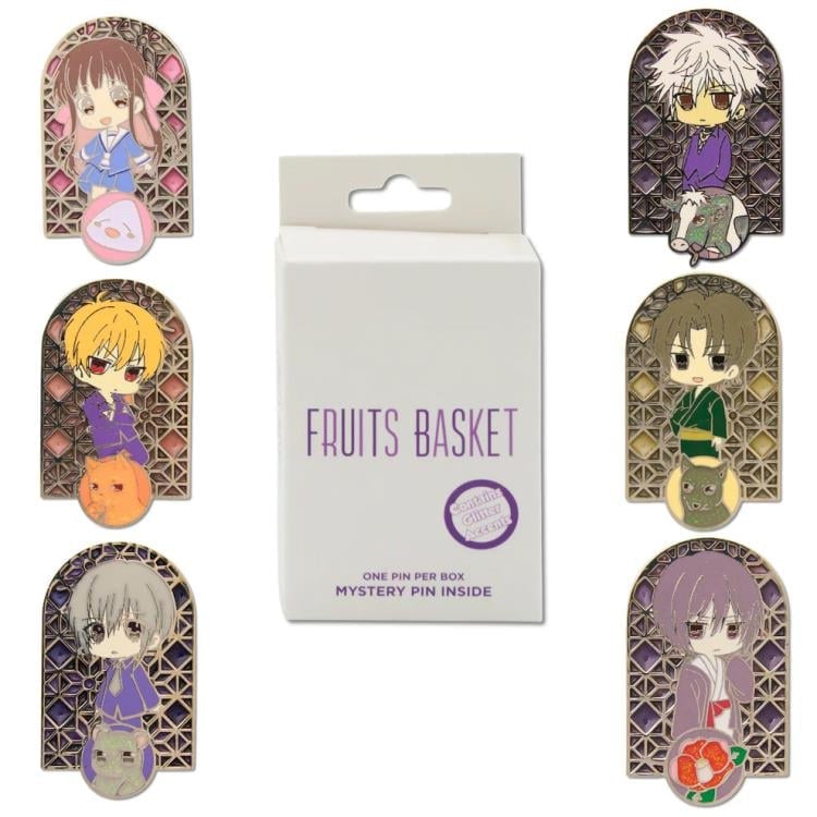 Fruits Basket Stained Glass Window Random Enamel Pin Gallery Image 4