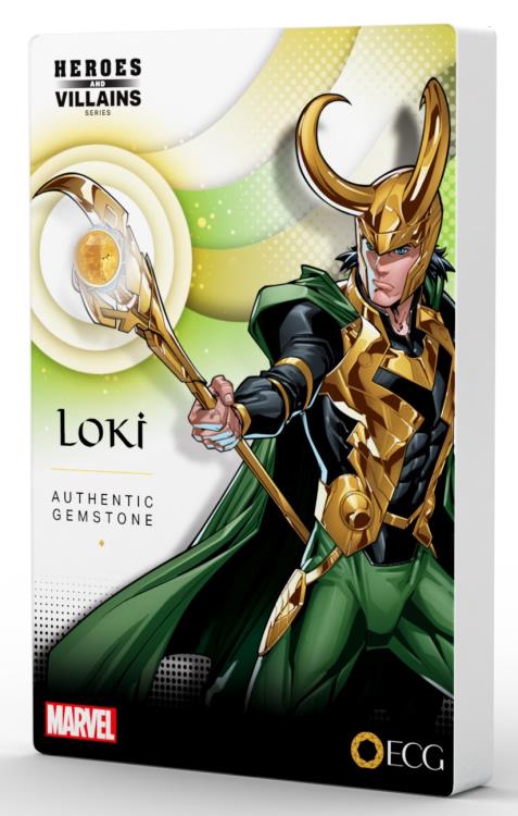 Marvel Heroes and Villains Series Loki Gem Card Gallery Image 4
